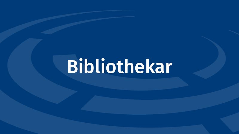 Symbolbild: Logo des Landtags mit Schriftzug Bibliothekar 