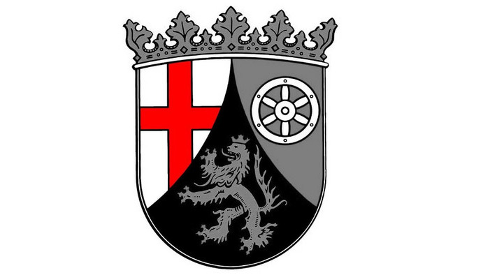 Landeswappen - Highlight auf Kreuz rechts oben