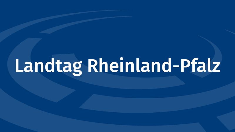 Symbolbild: Logo des Landtags mit Schriftzug Landtag Rheinland-Pfalz