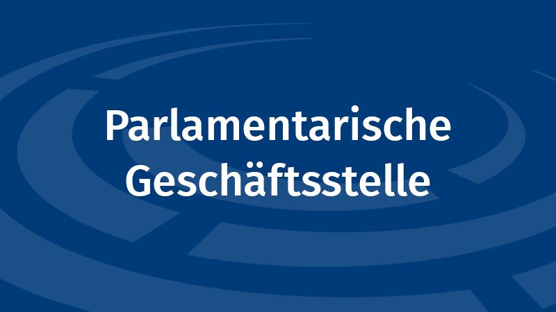 Symbolbild: Logo des Landtags mit Schriftzug 