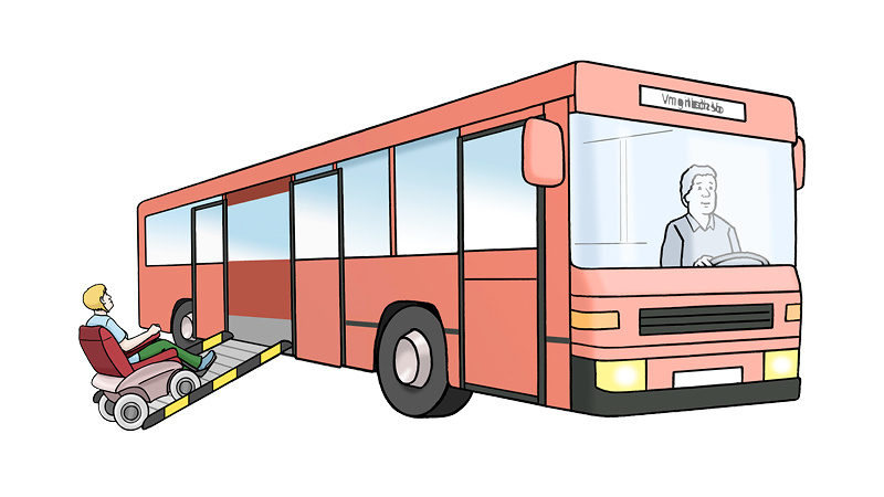 Eine Zeichnung von einem roten Zug. Der Zug steht auf Schienen.