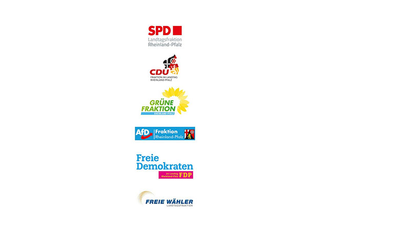 SPD-Fraktion, CDU-Fraktion, Fraktion Bündnis 90/Die Grünen, AfD-Fraktion, FDP-Fraktion, Fraktion der Freien Wähler